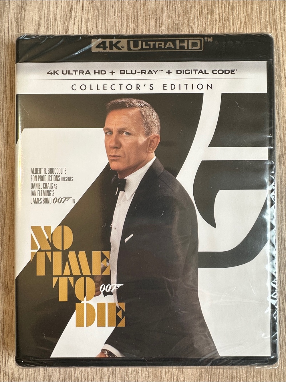 🎬 SEALED No Time To Die 4K UHD Blu-ray Collector’s Edition w/Digital